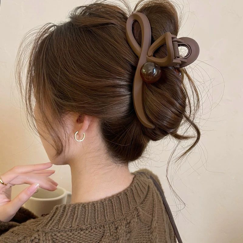 [matte coffee] beads large gripper 13cm