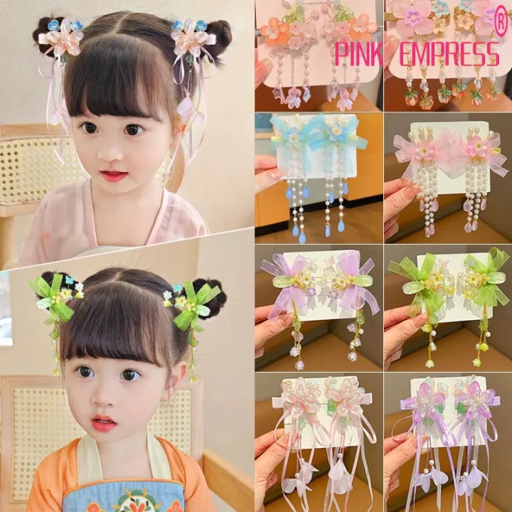 Flower Hair Clip Set For Children