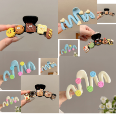 Cute Adorable Emoji Style Hair Claw Clip