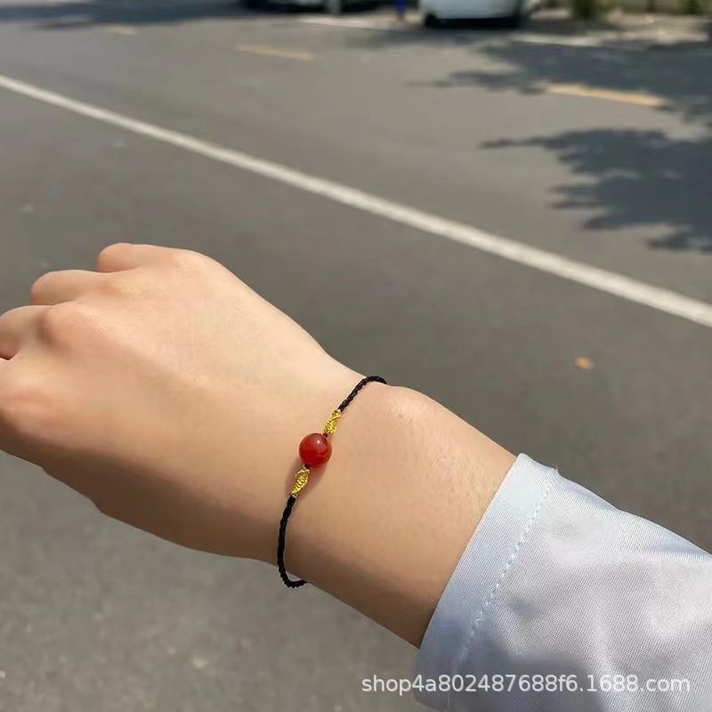 Opal Lovesickness Red Bean Bracelet