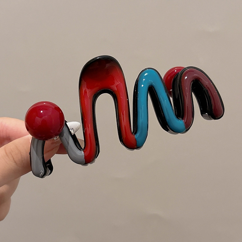 Red pearl grip 10.5cm